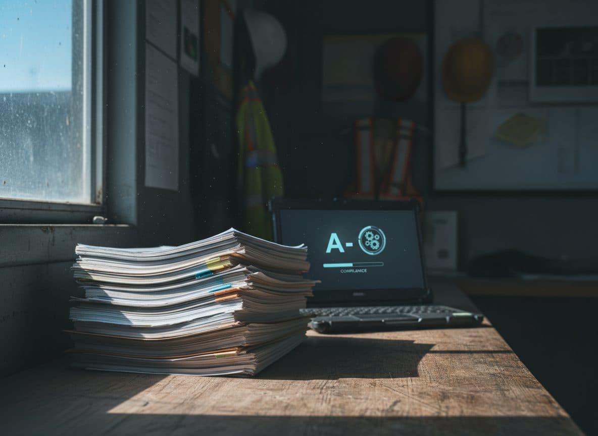 Documents and a laptop on a desk, used here as a placeholder image.